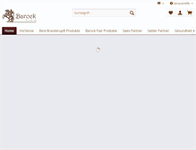 Tablet Screenshot of barock-flair.com